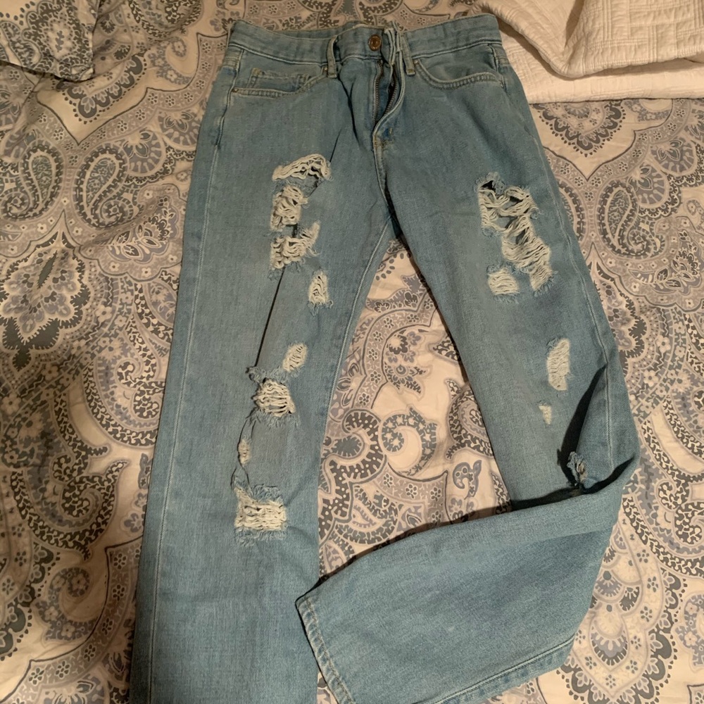 F21 Distressed Denim